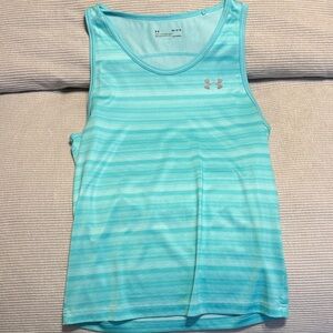 Under Armour Teal Striped Tank Top